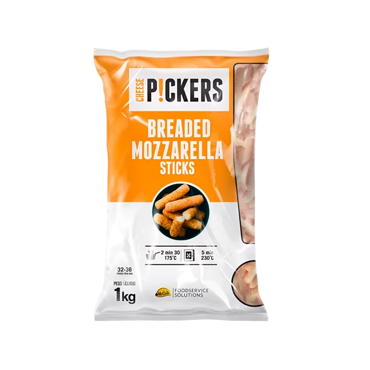 Palito de Queijo Mussarela Congelado McCain 1 Kg - 10 Unidades